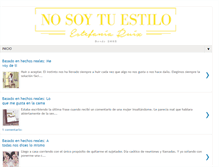 Tablet Screenshot of nosoytuestilo.com